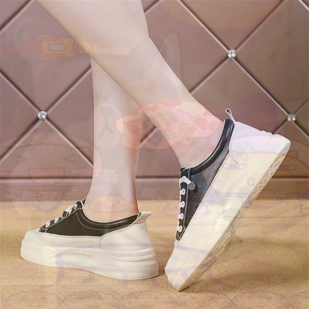 Women Formal Wear Footwear - Lace-up Chunky Loafers Woman Skateboarding Sports