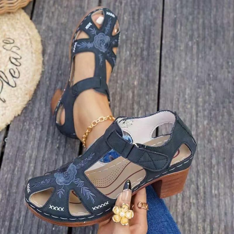 Women's Sandals Mid Block Heel - đánh giá và giá Women Formal Wear Footwear