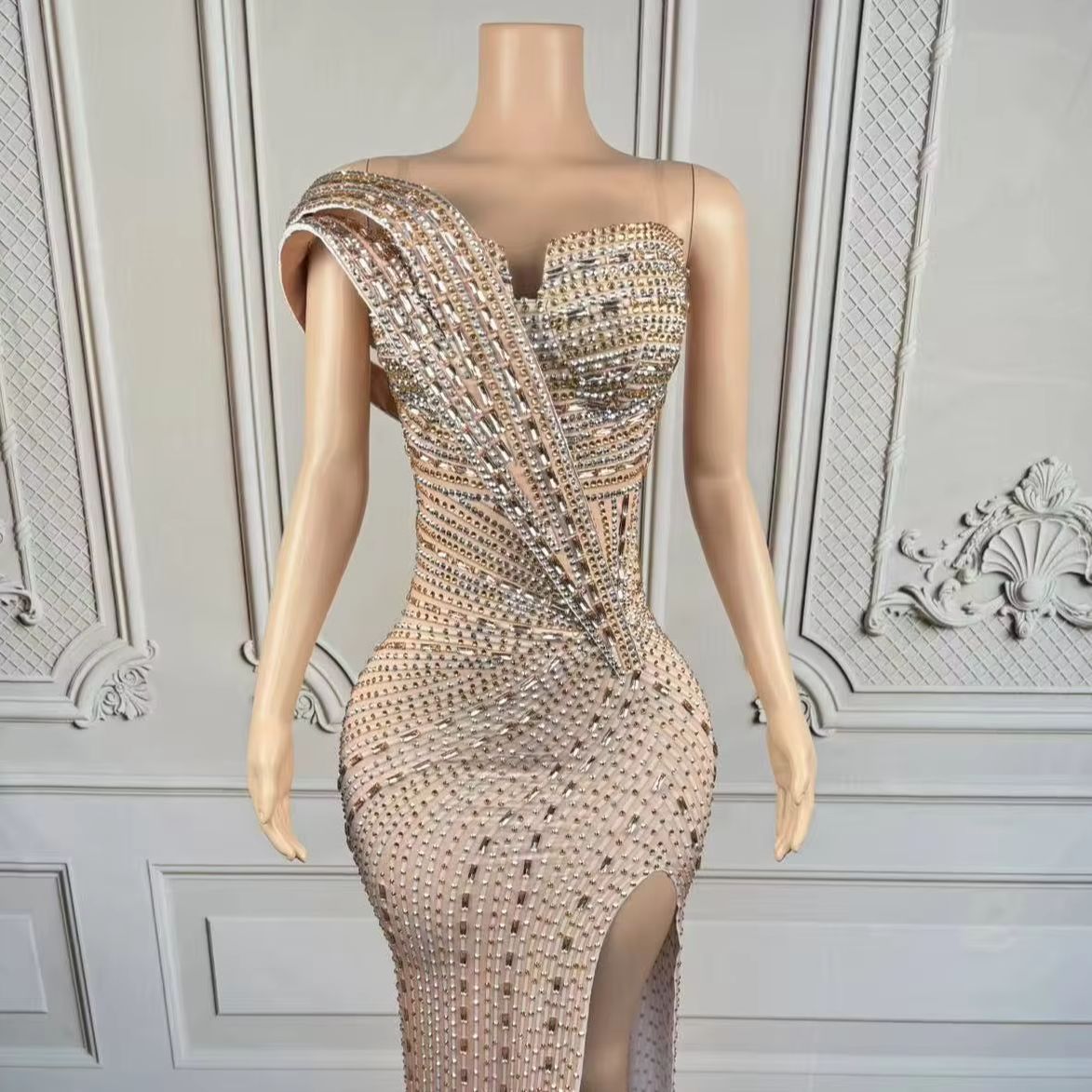 Xiangbin Sparkly Crystals Form - đánh giá và giá Women Formal Wear For Graduation