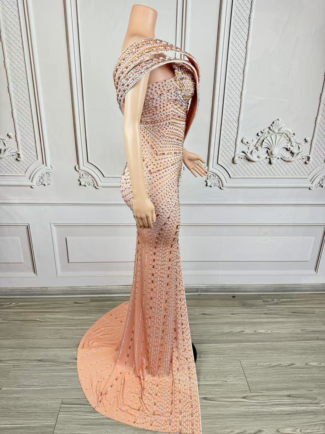 Xiangbin Sparkly Crystals Form - đánh giá và giá Women Formal Wear For Graduation