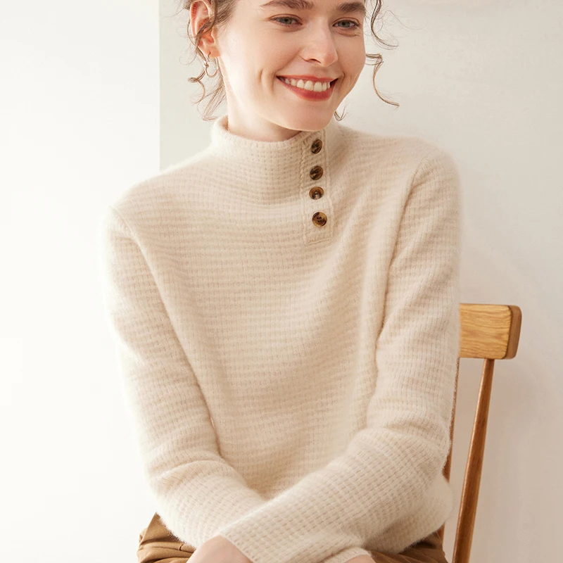 WinvyNee Women's Cashmere Wool - đánh giá và giá Cashmere Sweater Formal