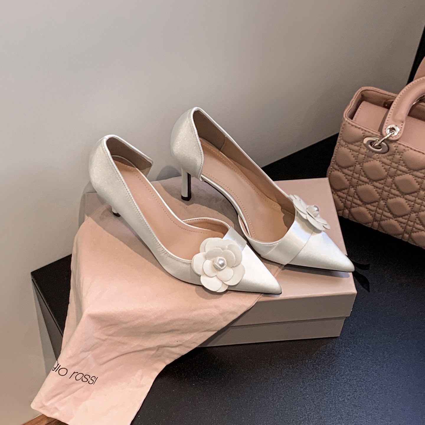 Satin Pointed Stiletto Pumps W - đánh giá và giá Women Formal Wear Footwear