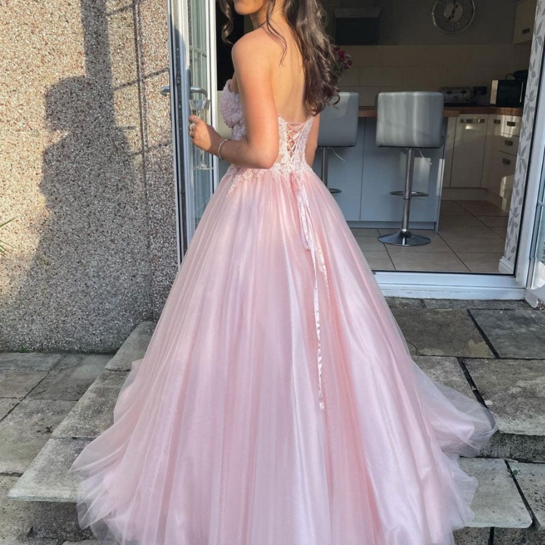 Bella Customized Pink Straples - đánh giá và giá Women Formal Wear For Graduation