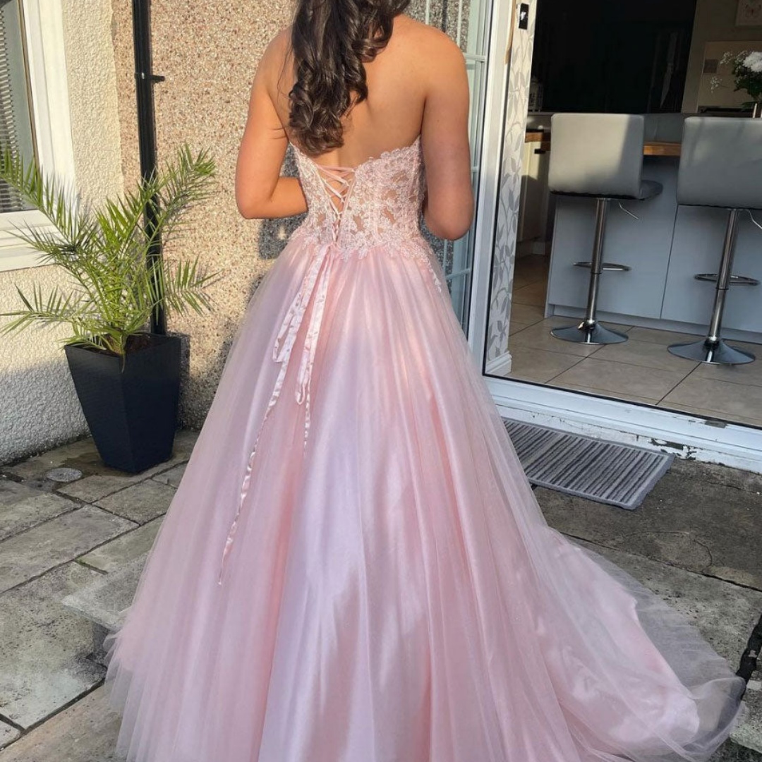 Bella Customized Pink Straples - đánh giá và giá Women Formal Wear For Graduation