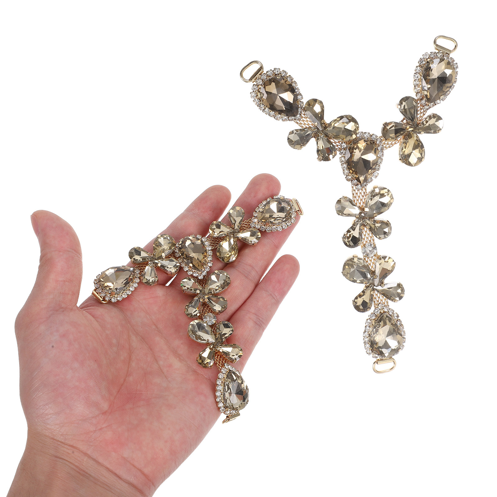 2Pcs Elegant Alloy Shoe Chains - đánh giá và giá Women Formal Wear Footwear