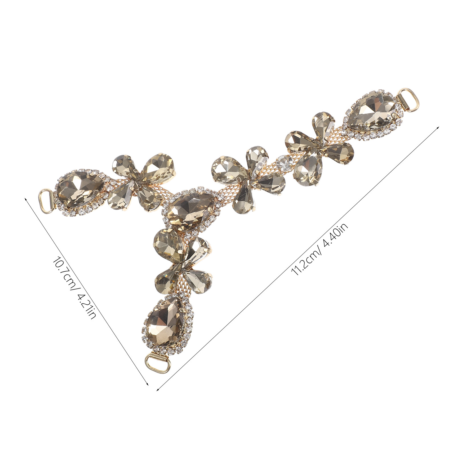 2Pcs Elegant Alloy Shoe Chains - đánh giá và giá Women Formal Wear Footwear