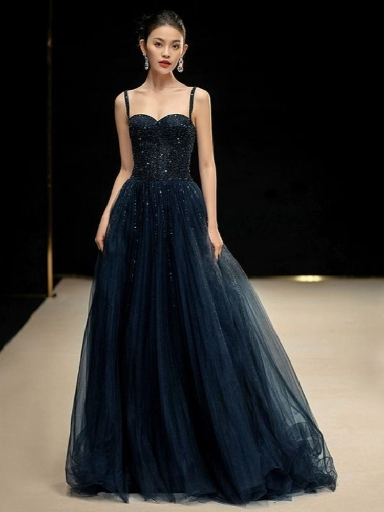 Elegant Princess Navy Blue Seq - đánh giá và giá Women Formal Wear For Graduation
