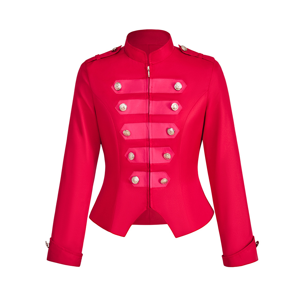 Women gothic punk jacket Slim  - đánh giá và giá Vintage Women'S Formal Wear