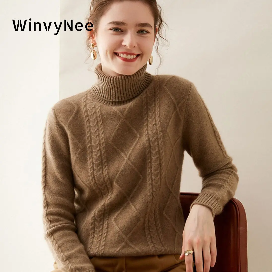WinvyNee Women's Cashmere Wool - đánh giá và giá Cashmere Sweater Formal